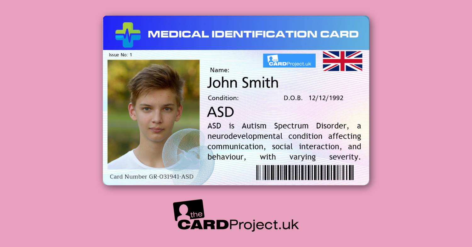 ASD Premium Medical ID Card (FRONT)